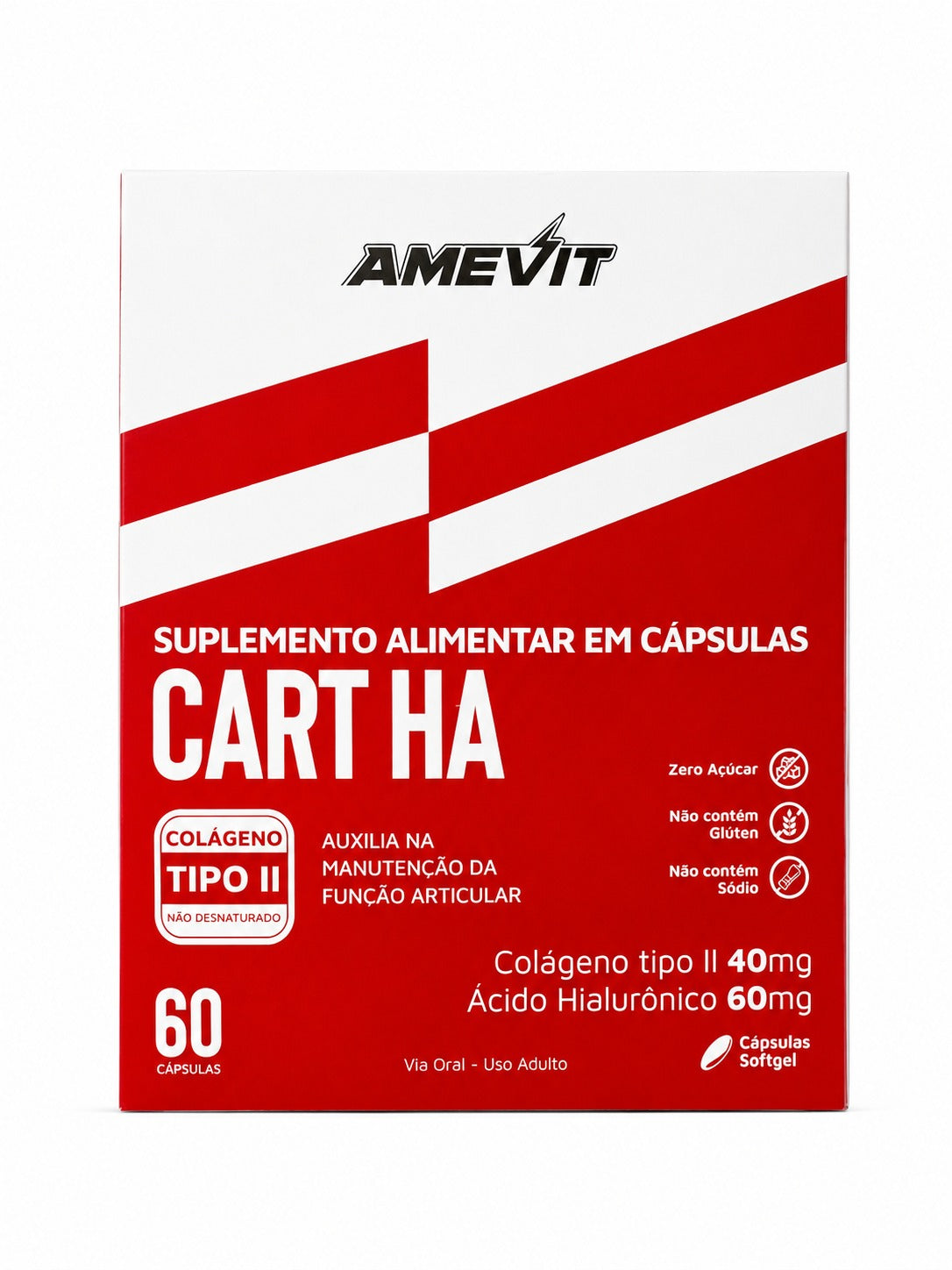 🦴 CART HA – Colágeno Tipo II + 60 mg de Ácido Hialurônico para o Cuidado Articular