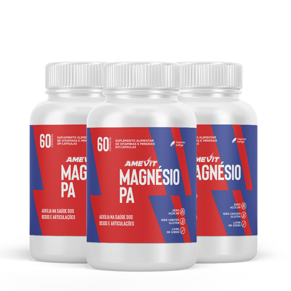 AmeVit Magnésio PA - 60 Cápsulas Compre 2 e Leve 1 Grátis